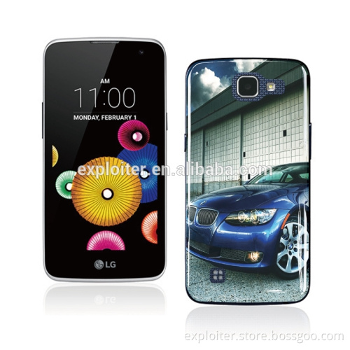 Ultra thin soft plastic epoxy resin custom design phone case for LG k4
